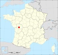 Localisation de Pamproux, code postal 79800