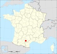 Localisation de Brousse, code postal 81440