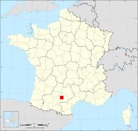 Localisation de Busque, code postal 81300