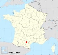 Localisation de Fréjeville, code postal 81570