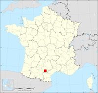 Localisation de Laboulbène, code postal 81100