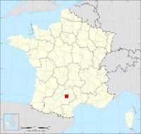 Localisation de Tréban, code postal 81190