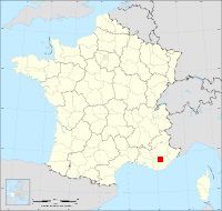 Localisation de Aups, code postal 83630