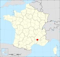 Localisation de Lapalud, code postal 84840