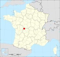 Localisation de Saint-Martin-le-Mault, code postal 87360