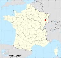 Localisation de Bresse, code postal 88250