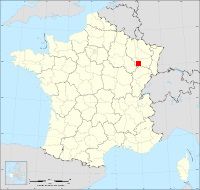 Localisation de Monthureux-le-Sec, code postal 88800