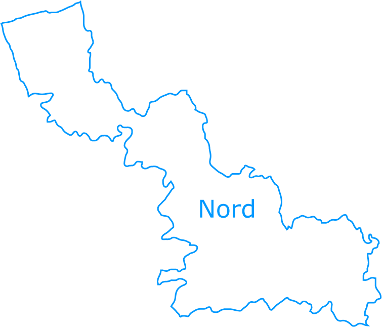 Carte vierge du Nord